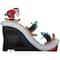 7ft. Airblown® Inflatable Christmas Santa Ski Scene
